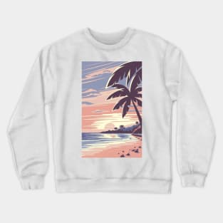 Sunset at the beach Crewneck Sweatshirt